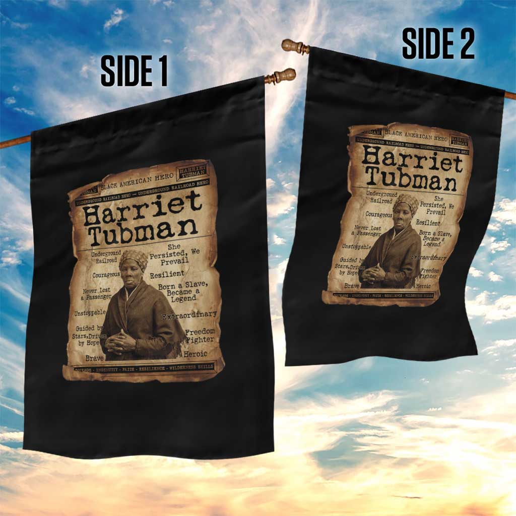 The Underground Railroad Hero Garden Flag Harriet Tubman Slavery Freedom Fighter Gift