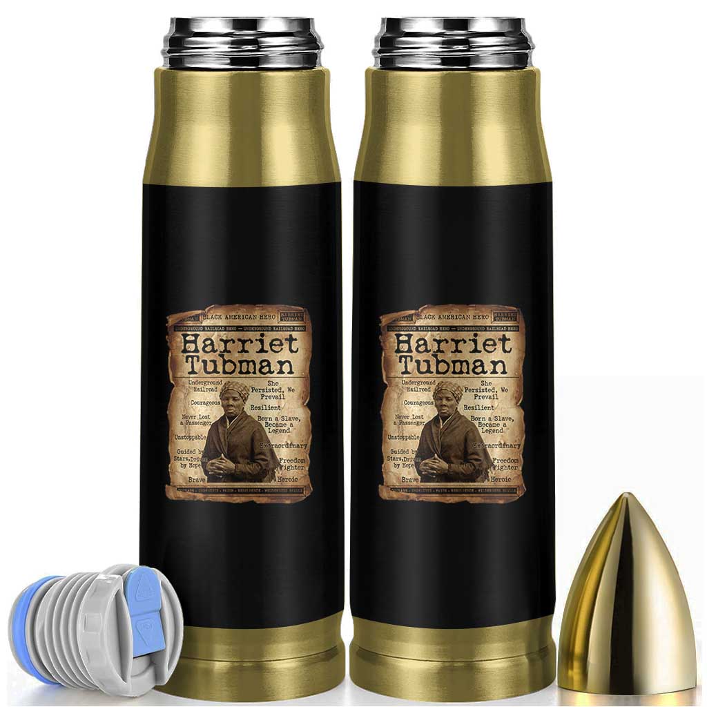 The Underground Railroad Hero Bullet Tumbler Harriet Tubman Slavery Freedom Fighter Gift