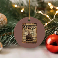The Underground Railroad Hero Ceramic Ornament Harriet Tubman Slavery Freedom Fighter Gift