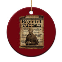 The Underground Railroad Hero Ceramic Ornament Harriet Tubman Slavery Freedom Fighter Gift