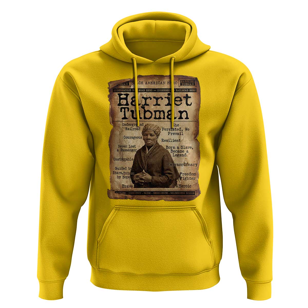 The Underground Railroad Hero Hoodie Harriet Tubman Slavery Freedom Fighter Gift