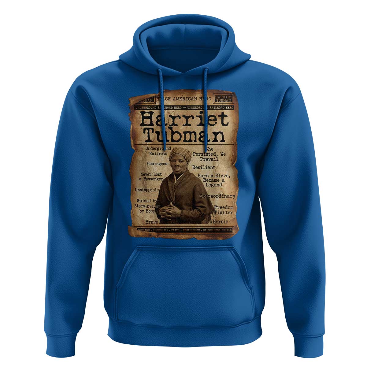 The Underground Railroad Hero Hoodie Harriet Tubman Slavery Freedom Fighter Gift