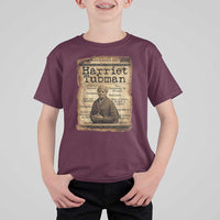 The Underground Railroad Hero T Shirt For Kid Harriet Tubman Slavery Freedom Fighter Gift