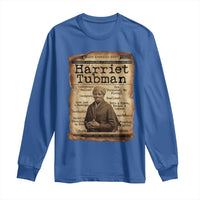 The Underground Railroad Hero Long Sleeve Shirt Harriet Tubman Slavery Freedom Fighter Gift