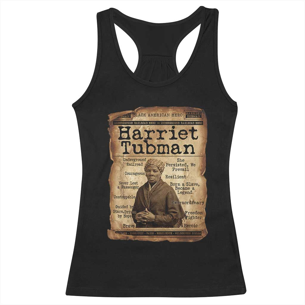 The Underground Railroad Hero Racerback Tank Top Harriet Tubman Slavery Freedom Fighter Gift