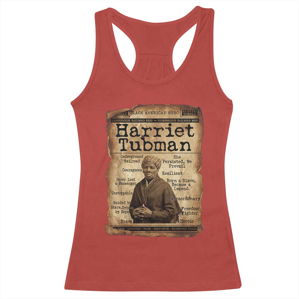 The Underground Railroad Hero Racerback Tank Top Harriet Tubman Slavery Freedom Fighter Gift