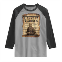 The Underground Railroad Hero Raglan Shirt Harriet Tubman Slavery Freedom Fighter Gift