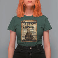 The Underground Railroad Hero T Shirt For Women Harriet Tubman Slavery Freedom Fighter Gift