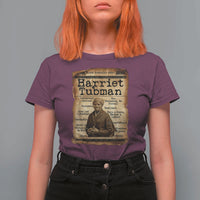 The Underground Railroad Hero T Shirt For Women Harriet Tubman Slavery Freedom Fighter Gift