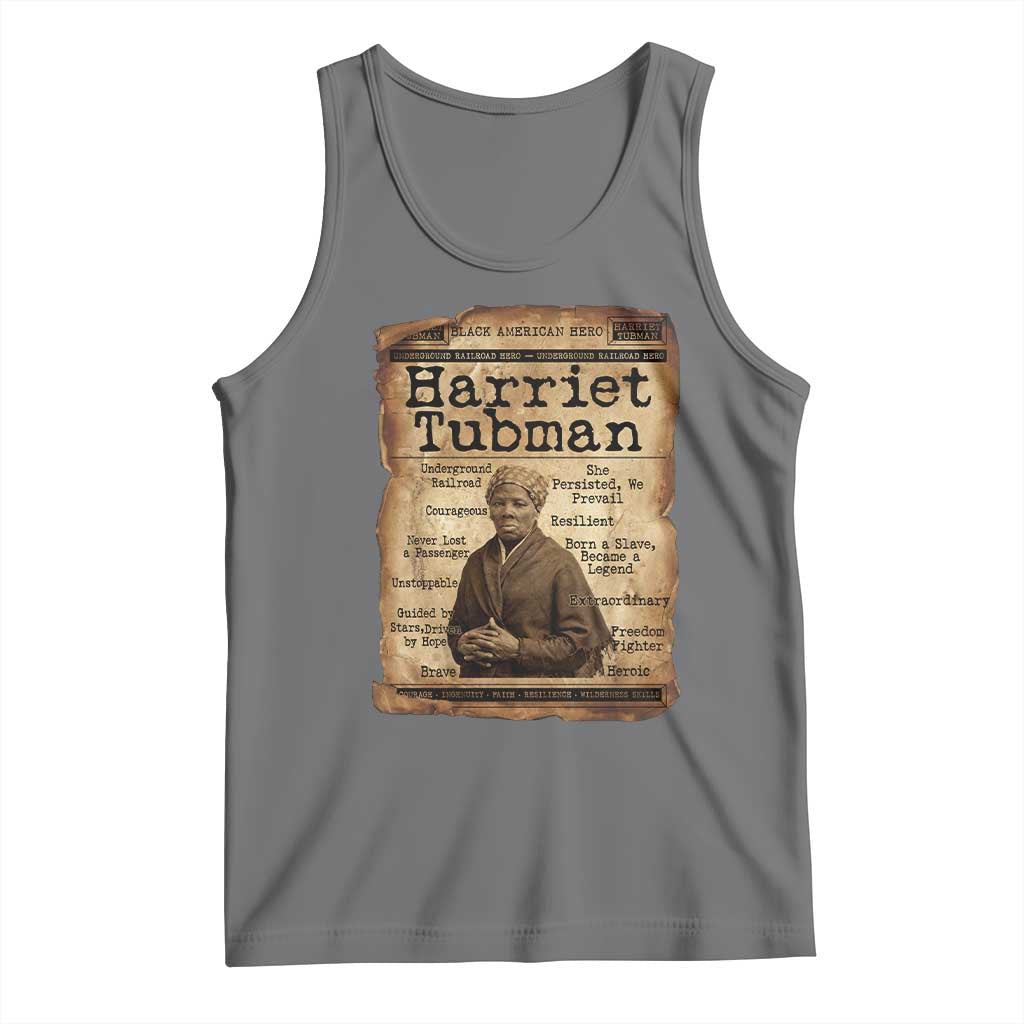 The Underground Railroad Hero Tank Top Harriet Tubman Slavery Freedom Fighter Gift