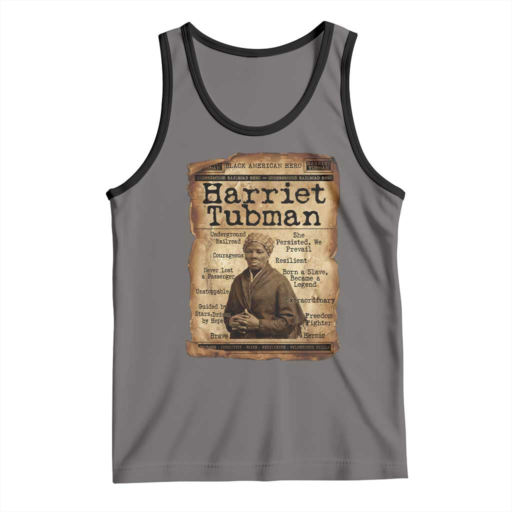 The Underground Railroad Hero Tank Top Harriet Tubman Slavery Freedom Fighter Gift