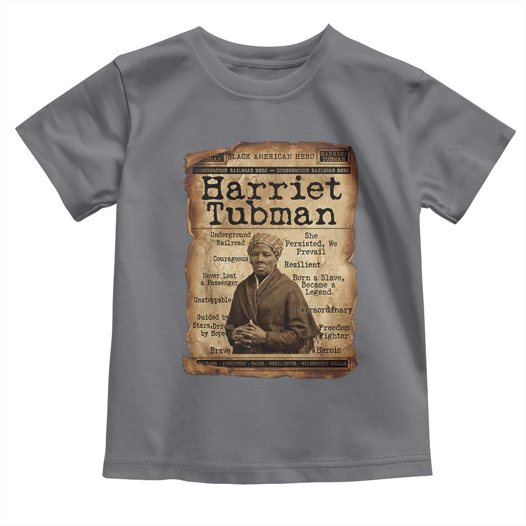 The Underground Railroad Hero Toddler T Shirt Harriet Tubman Slavery Freedom Fighter Gift