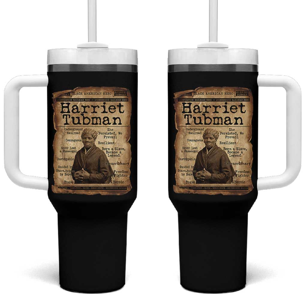 The Underground Railroad Hero Tumbler With Handle Harriet Tubman Slavery Freedom Fighter Gift