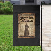 Harriet Tubman Newspaper Garden Flag Strong Black Woman Leader Gift