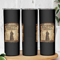 Harriet Tubman Newspaper Skinny Tumbler Strong Black Woman Leader Gift
