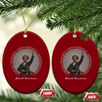 Harriet Tubman Leadership Ceramic Ornament Feminist History Gift