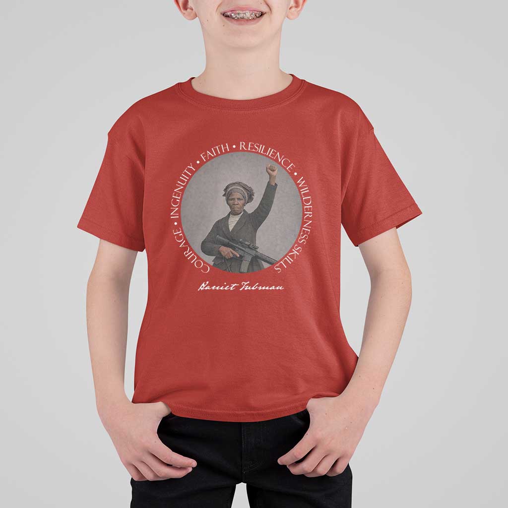 Harriet Tubman Leadership T Shirt For Kid Feminist History Gift