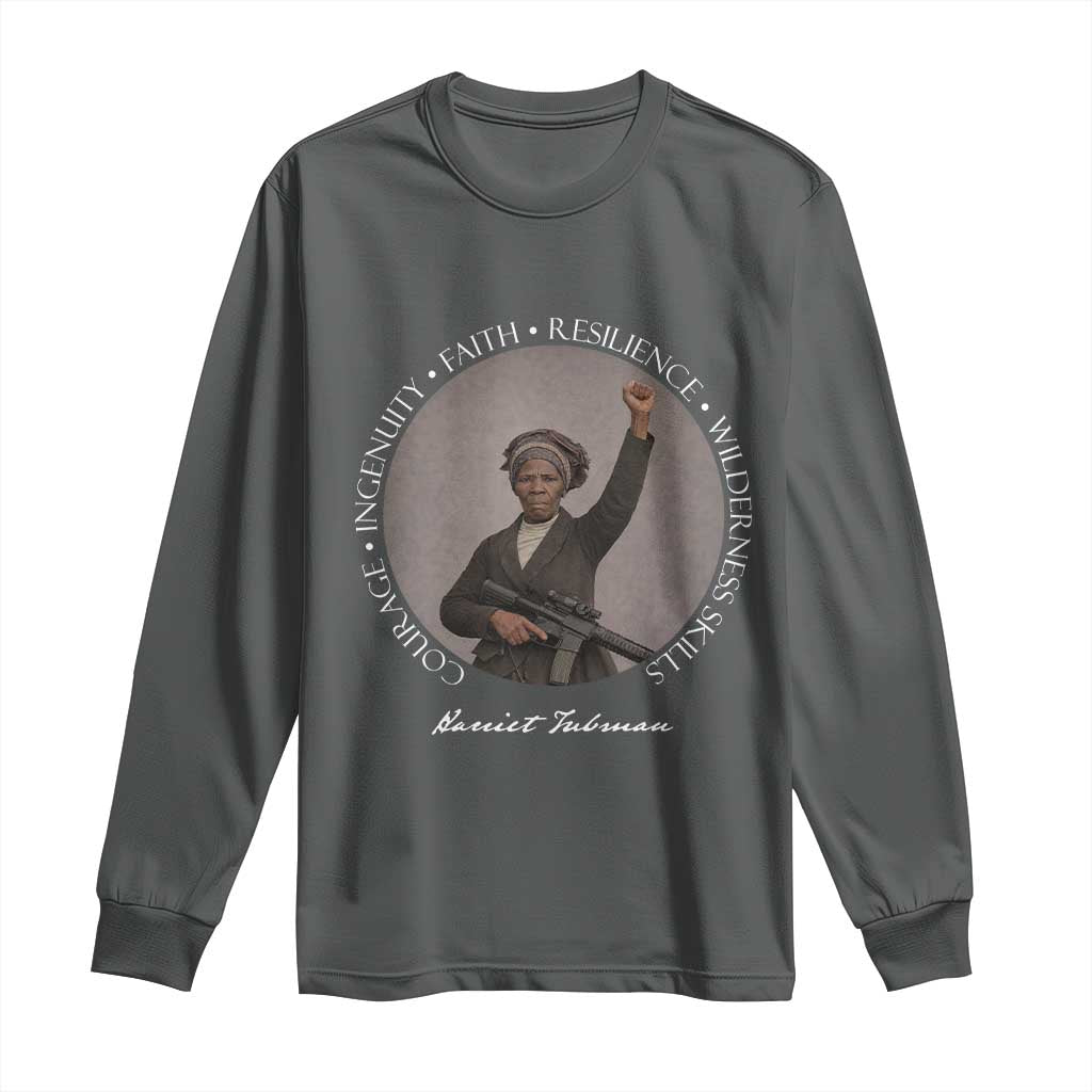 Harriet Tubman Leadership Long Sleeve Shirt Feminist History Gift