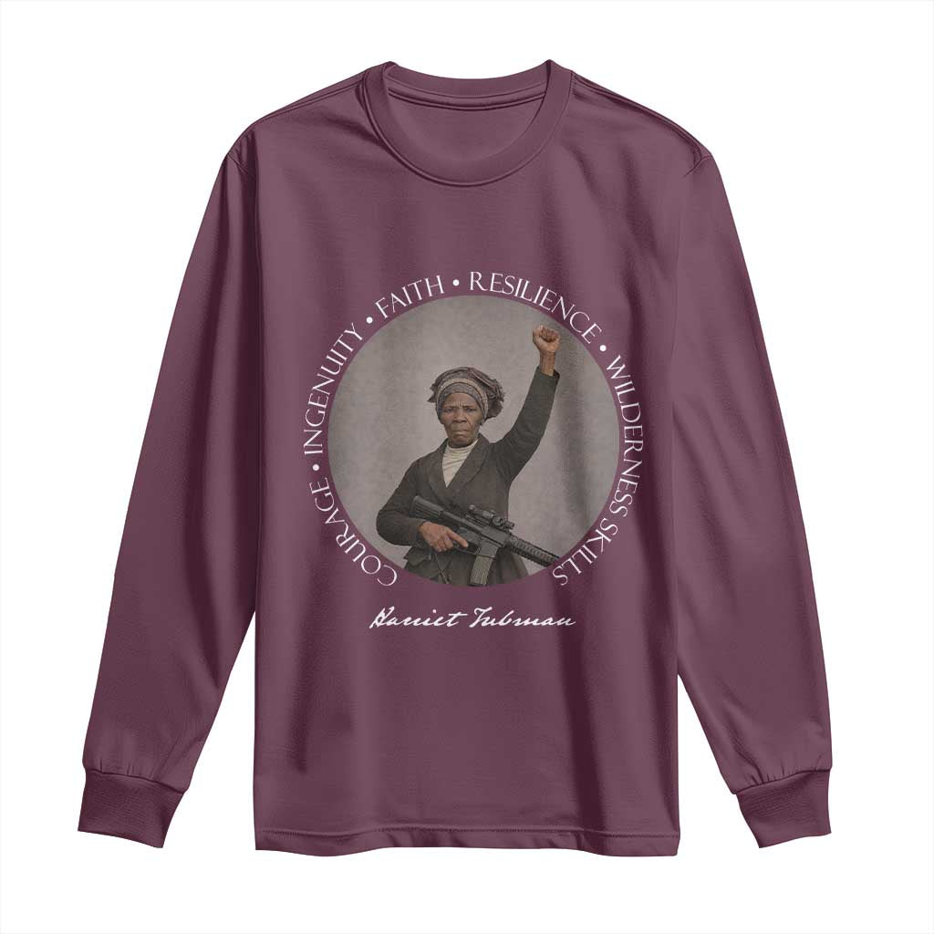 Harriet Tubman Leadership Long Sleeve Shirt Feminist History Gift