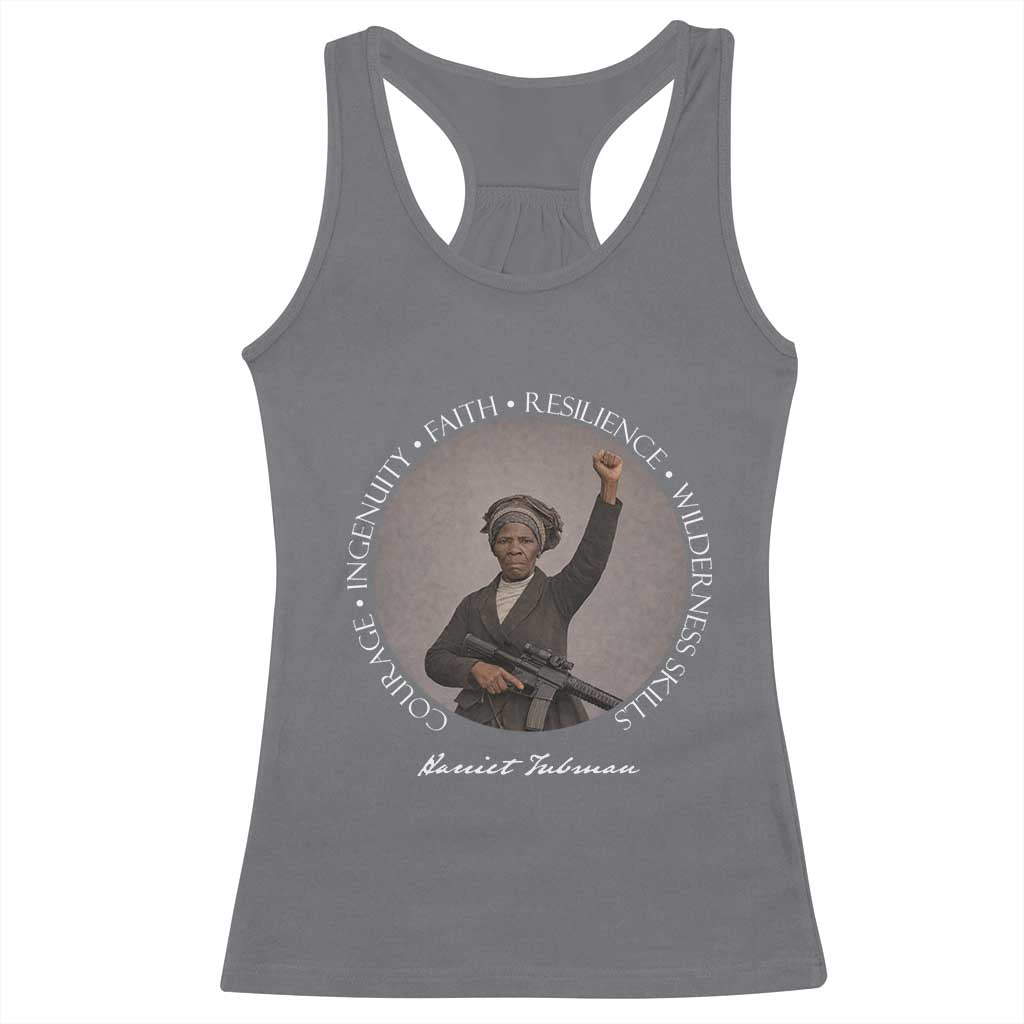 Harriet Tubman Leadership Racerback Tank Top Feminist History Gift