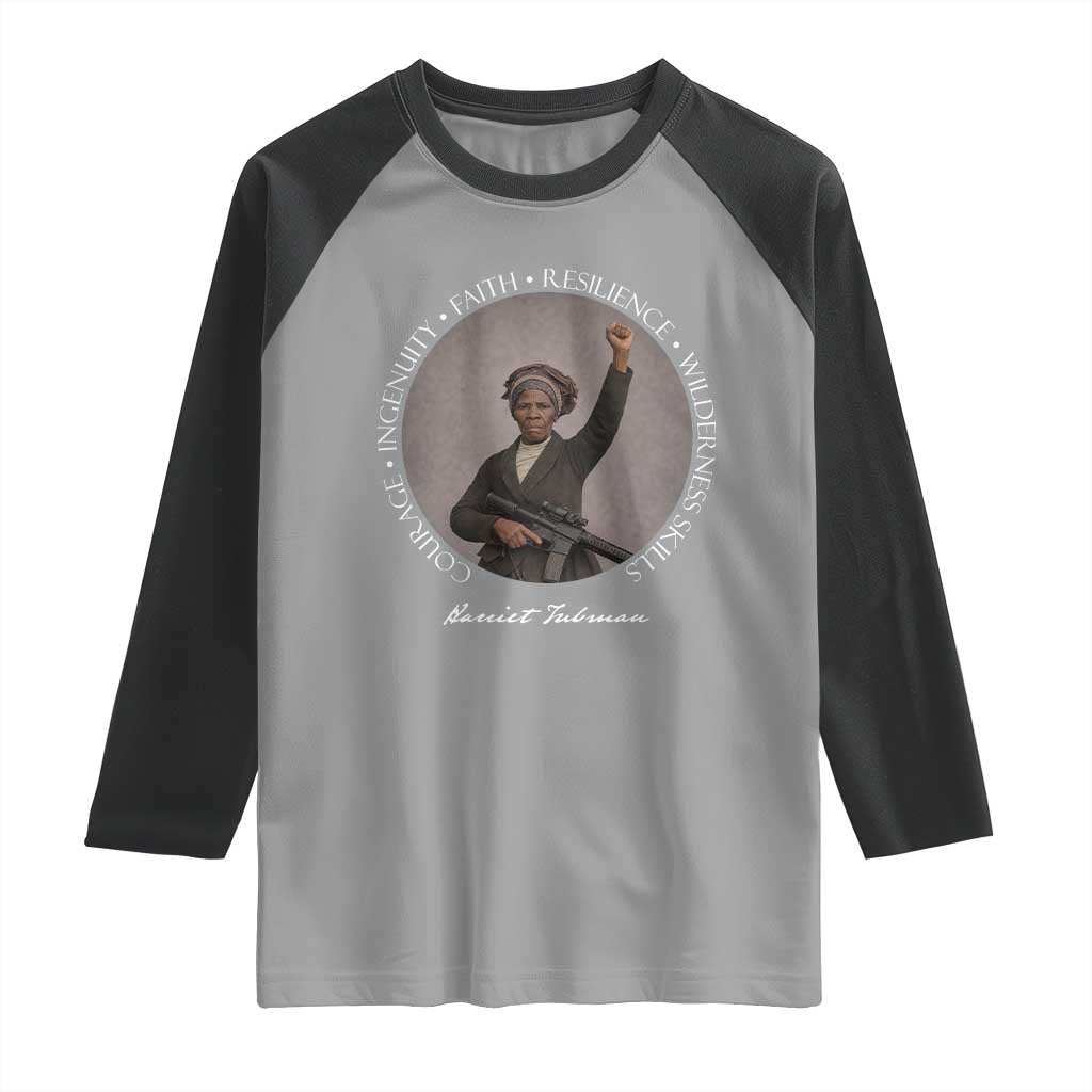 Harriet Tubman Leadership Raglan Shirt Feminist History Gift