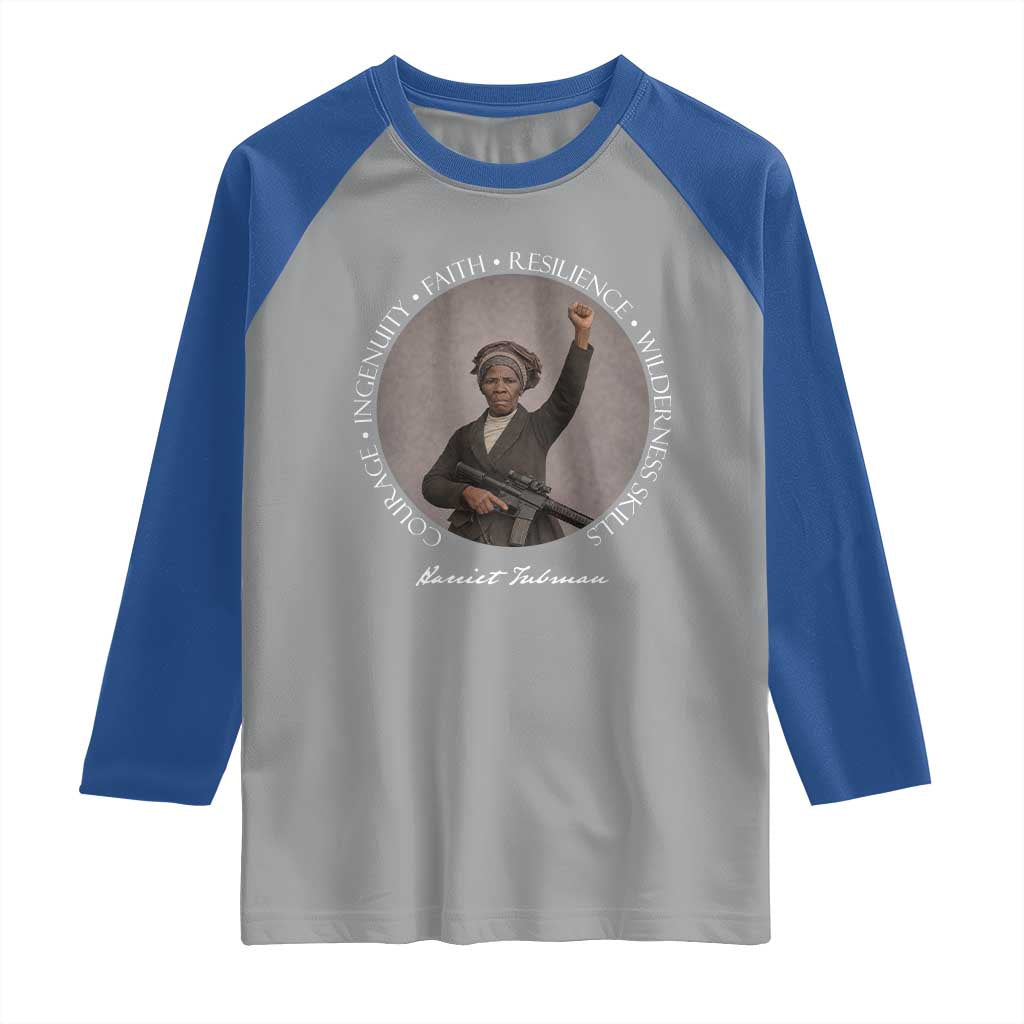 Harriet Tubman Leadership Raglan Shirt Feminist History Gift