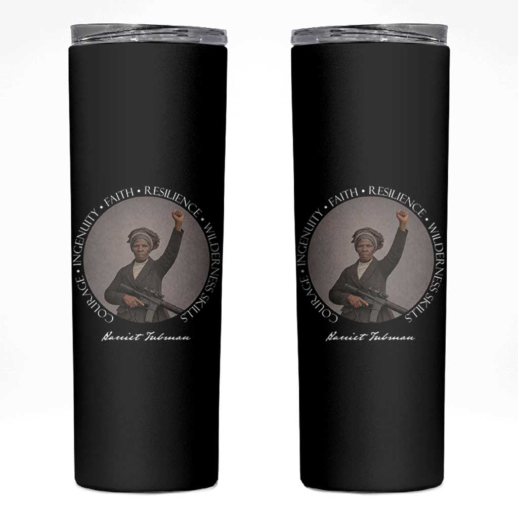 Harriet Tubman Leadership Skinny Tumbler Feminist History Gift