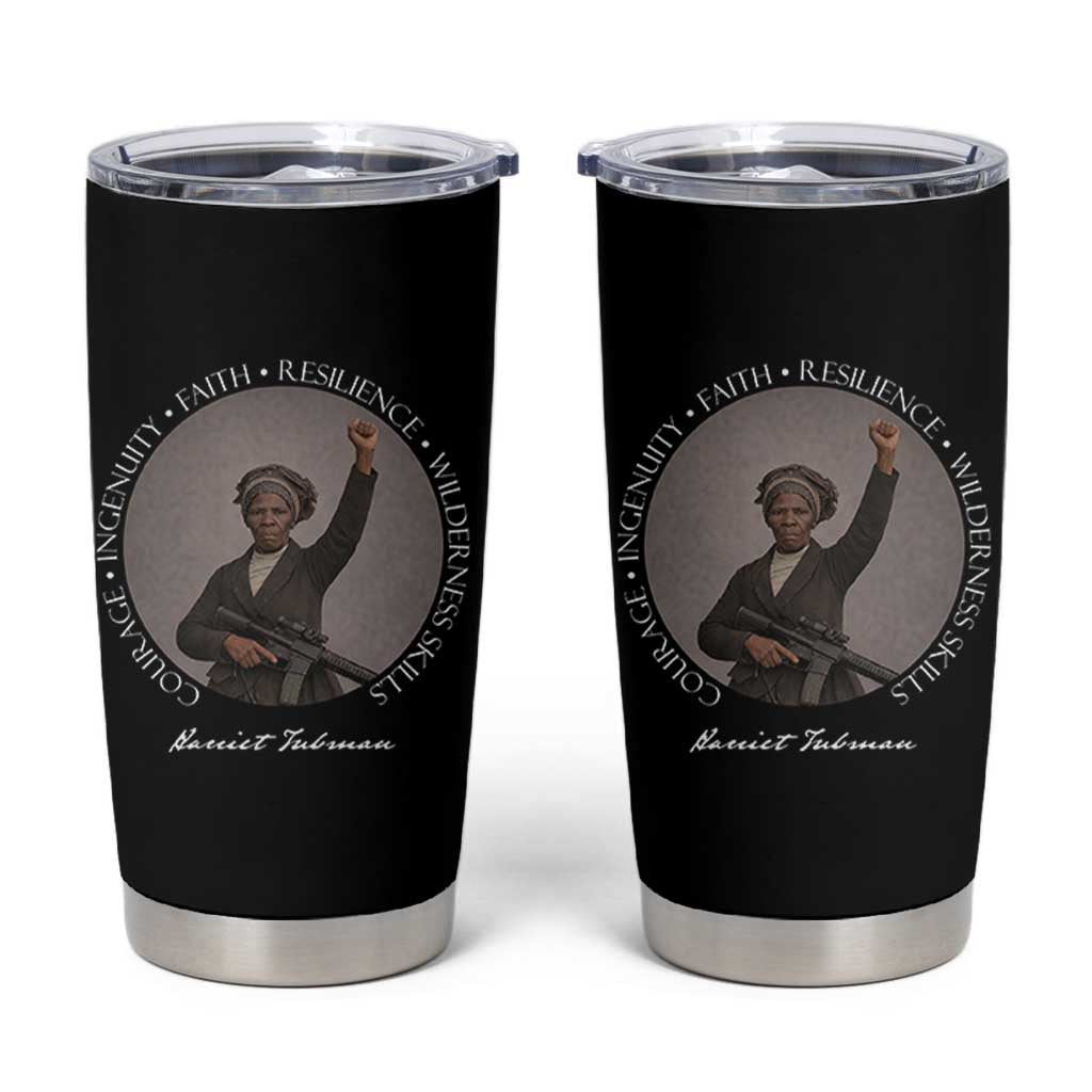 Harriet Tubman Leadership Tumbler Cup Feminist History Gift