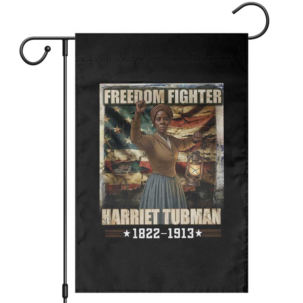 Harriet Tubman Garden Flag Black History African American Leader Gift