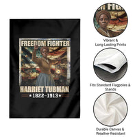 Harriet Tubman Garden Flag Black History African American Leader Gift