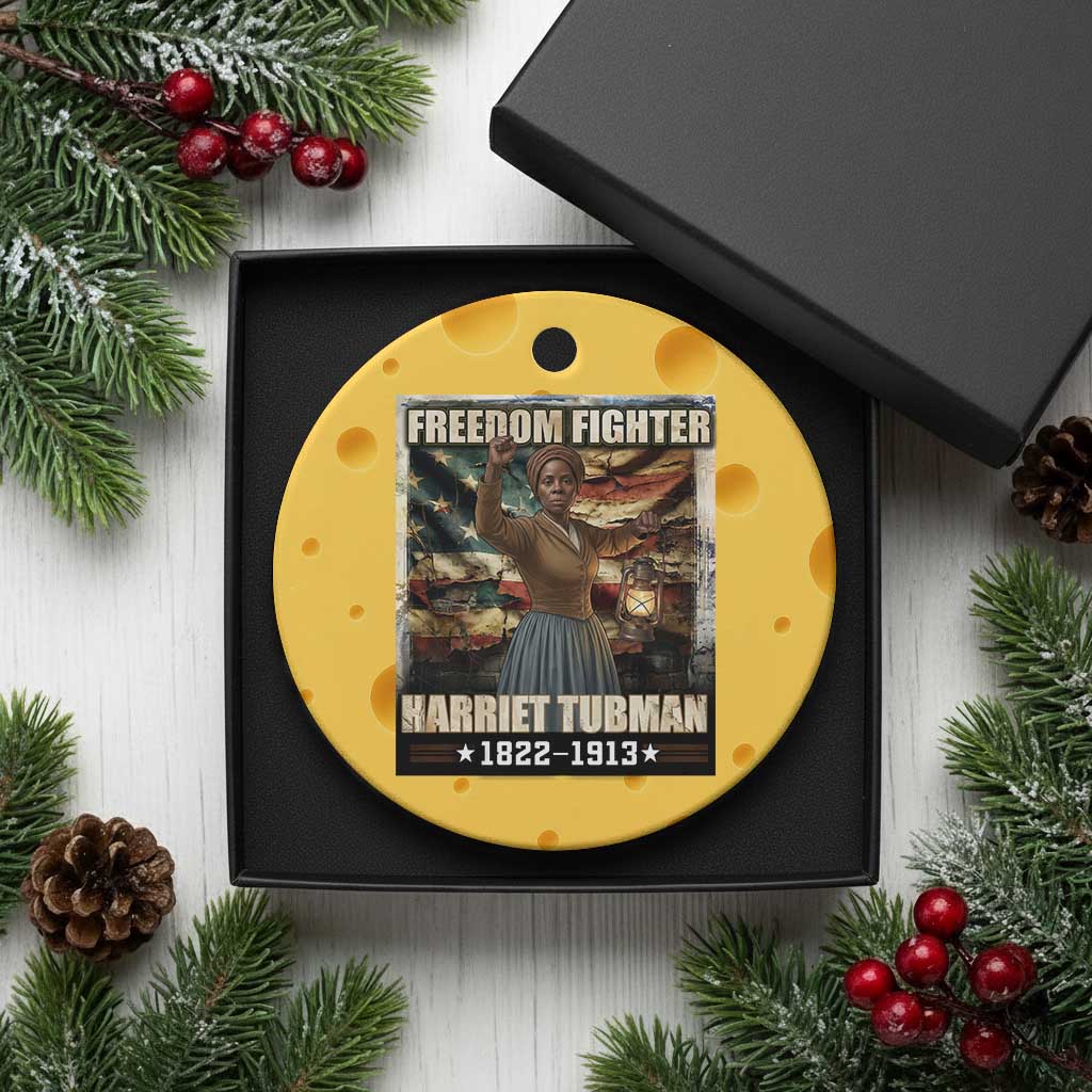 Harriet Tubman Ceramic Ornament Black History African American Leader Gift