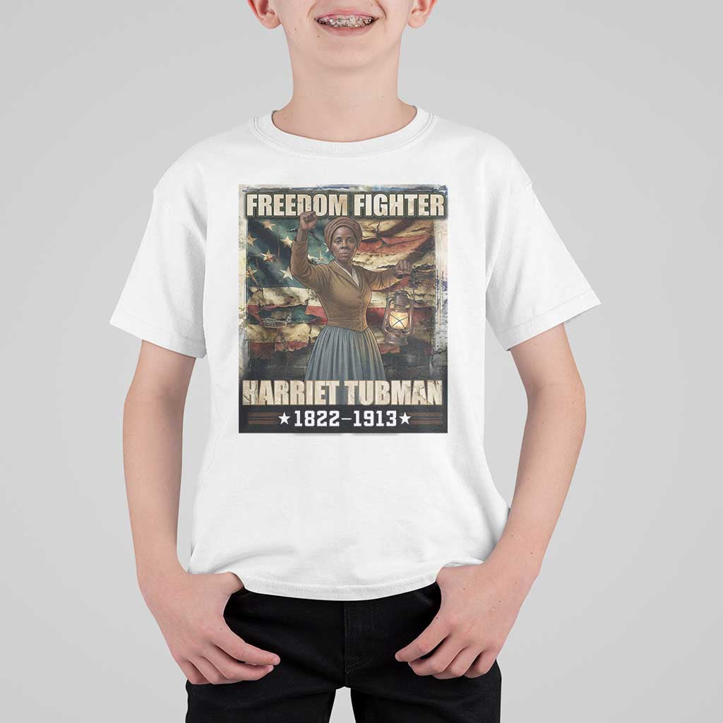 Harriet Tubman T Shirt For Kid Black History African American Leader Gift