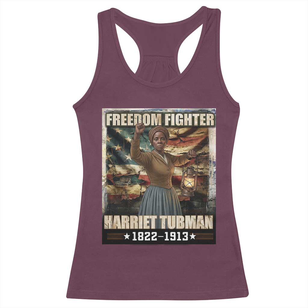Harriet Tubman Racerback Tank Top Black History African American Leader Gift