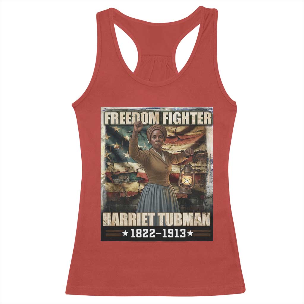 Harriet Tubman Racerback Tank Top Black History African American Leader Gift