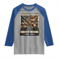 Harriet Tubman Raglan Shirt Black History African American Leader Gift
