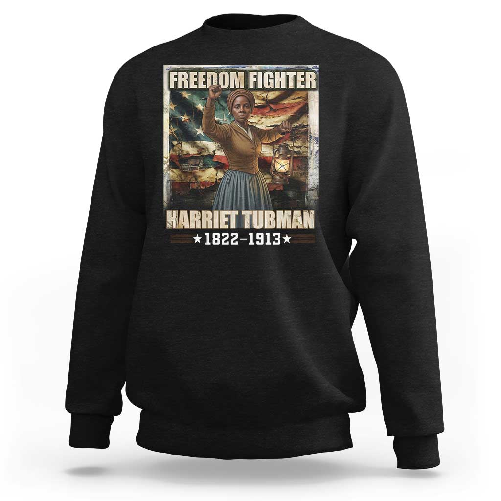 Harriet Tubman Sweatshirt Black History African American Leader Gift