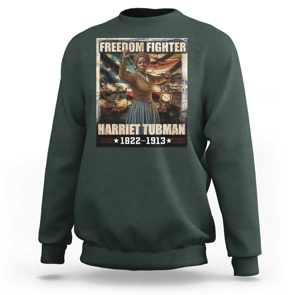 Harriet Tubman Sweatshirt Black History African American Leader Gift
