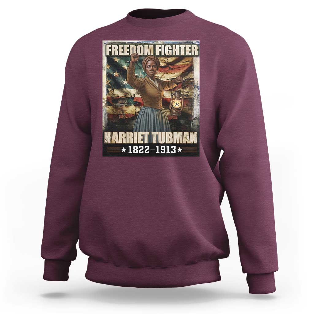 Harriet Tubman Sweatshirt Black History African American Leader Gift