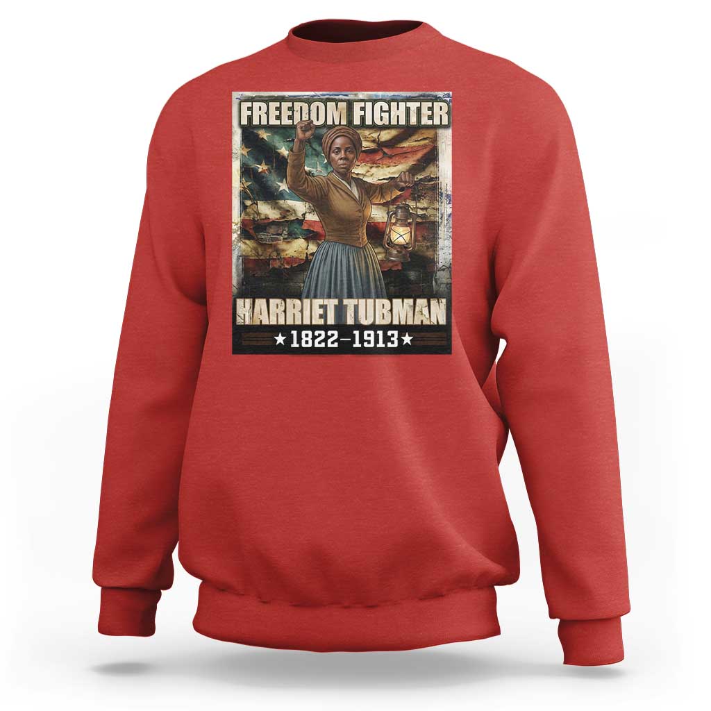 Harriet Tubman Sweatshirt Black History African American Leader Gift