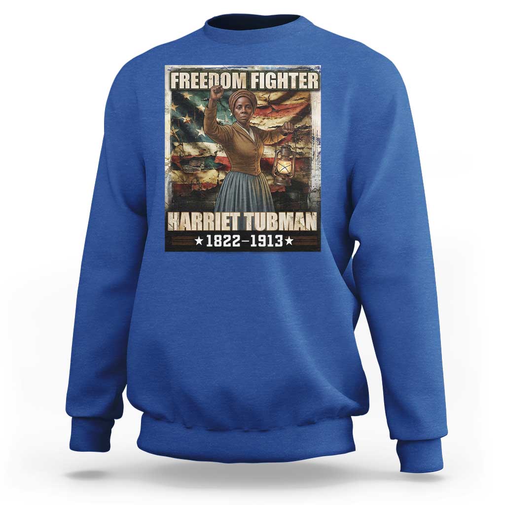 Harriet Tubman Sweatshirt Black History African American Leader Gift