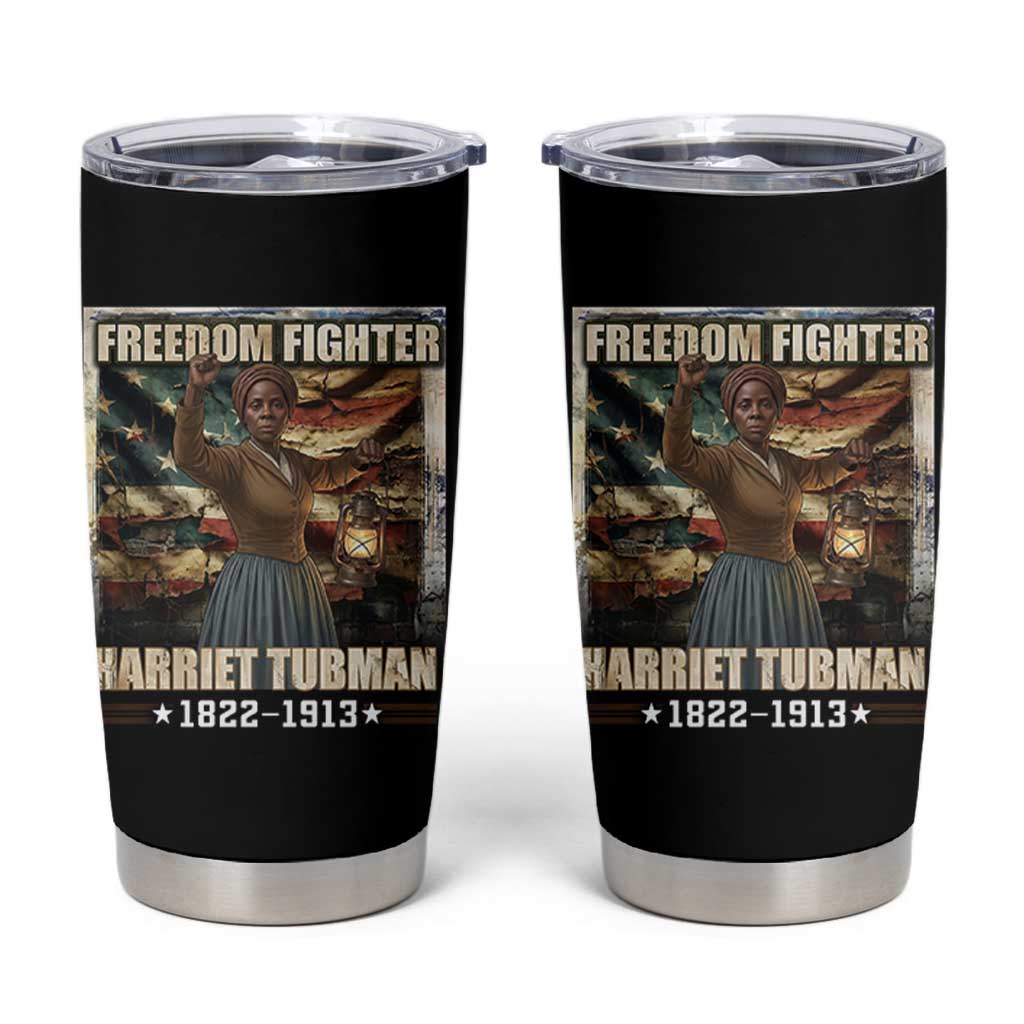 Harriet Tubman Tumbler Cup Black History African American Leader Gift