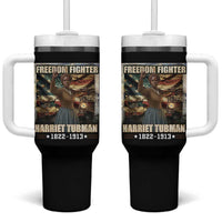 Harriet Tubman Tumbler With Handle Black History African American Leader Gift