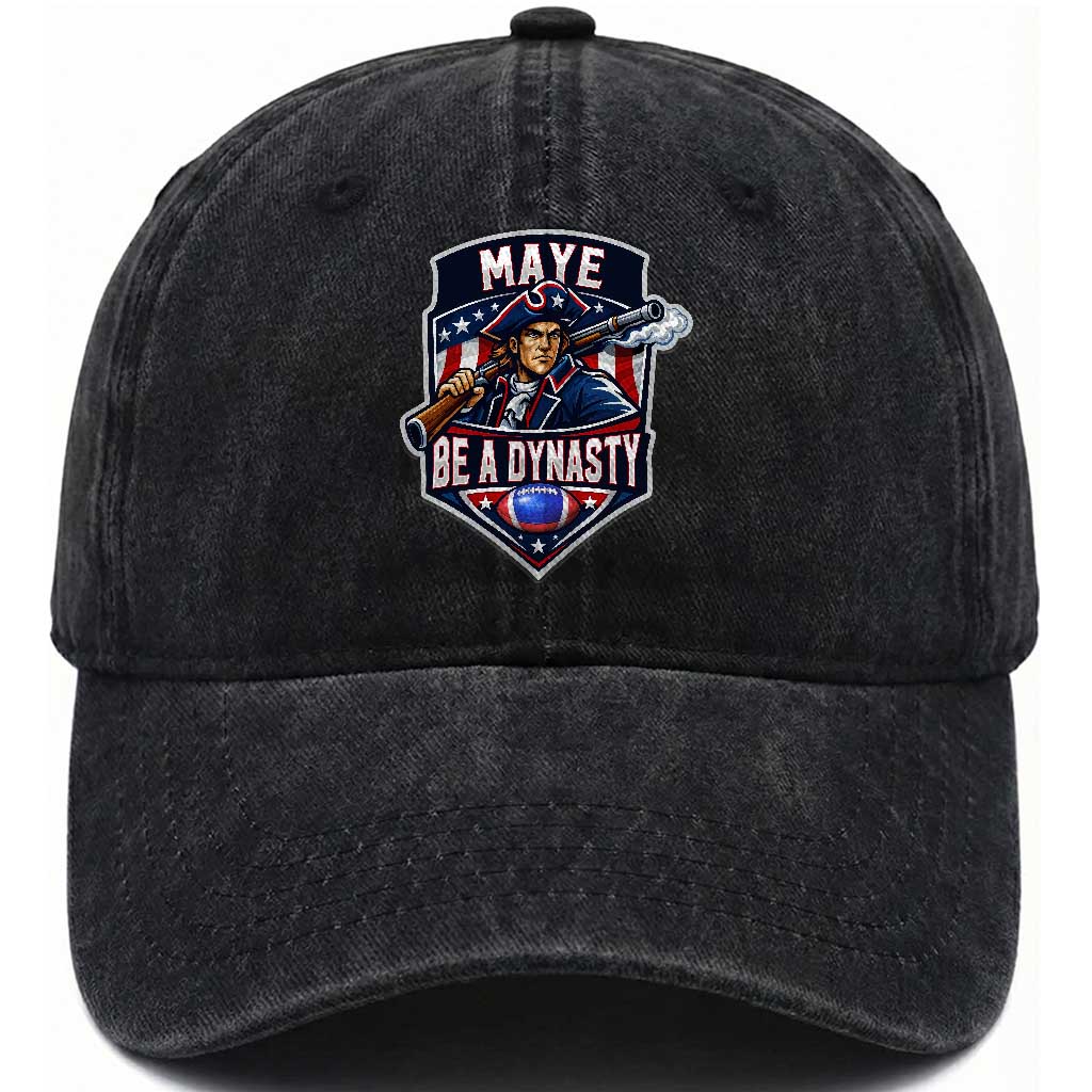 Maye Be A Dynasty Washed Cotton Baseball Cap Quarterback Football Fan