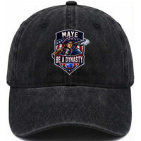Maye Be A Dynasty Washed Cotton Baseball Cap Quarterback Football Fan