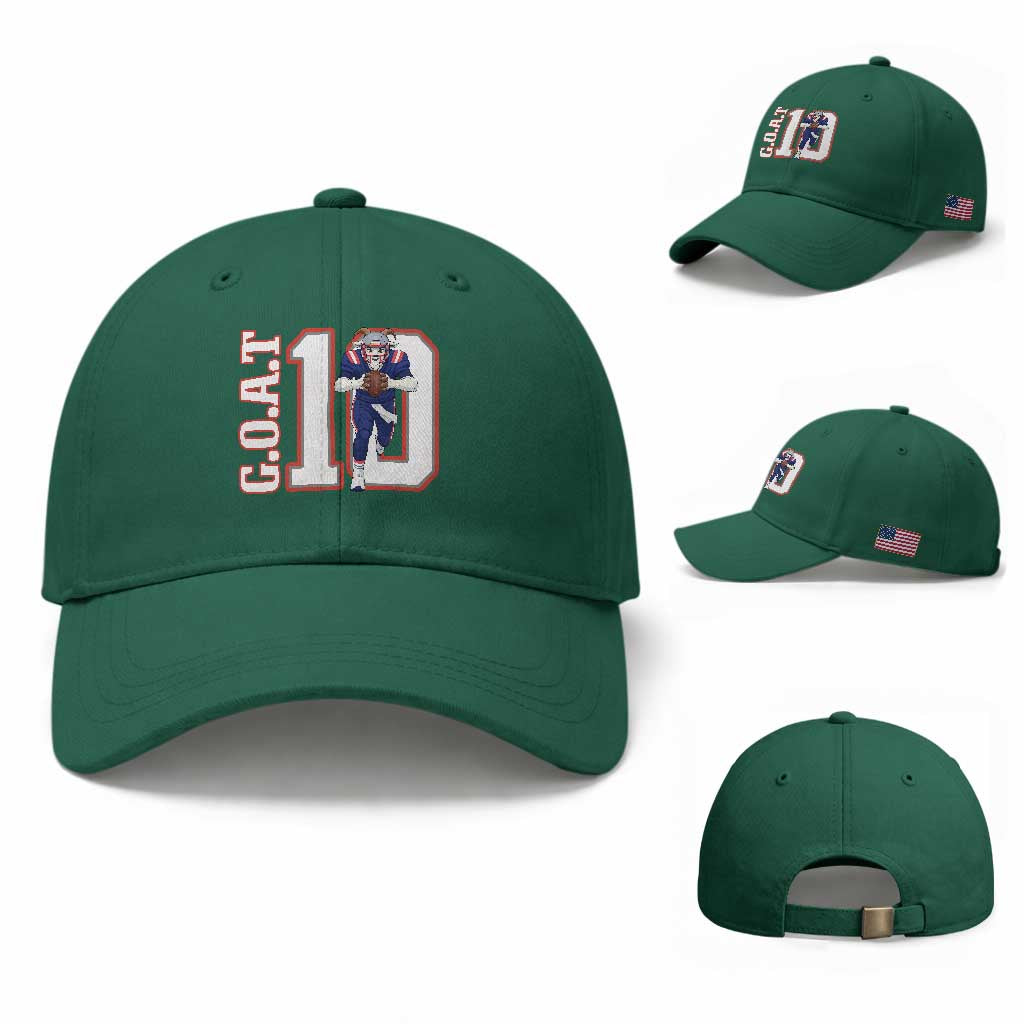 Number Ten Football Quarterback Fan Baseball Cap
