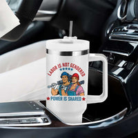 Labor Day Union Strong Feminism Tumbler With Handle Labor Is Not Gendered Power Is Shared