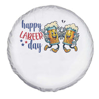 Happy Labeer Day Spare Tire Cover Funny Labor Day Beer Union Worker Humor