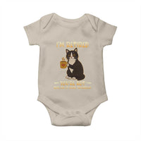Funny I Am Retired You Are Not Have Fun At Work Tomorrow Baby Onesie Black Cat - Wonder Print Shop