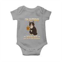 Funny I Am Retired You Are Not Have Fun At Work Tomorrow Baby Onesie Black Cat - Wonder Print Shop