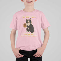 Funny I Am Retired You Are Not Have Fun At Work Tomorrow T Shirt For Kid Black Cat - Wonder Print Shop